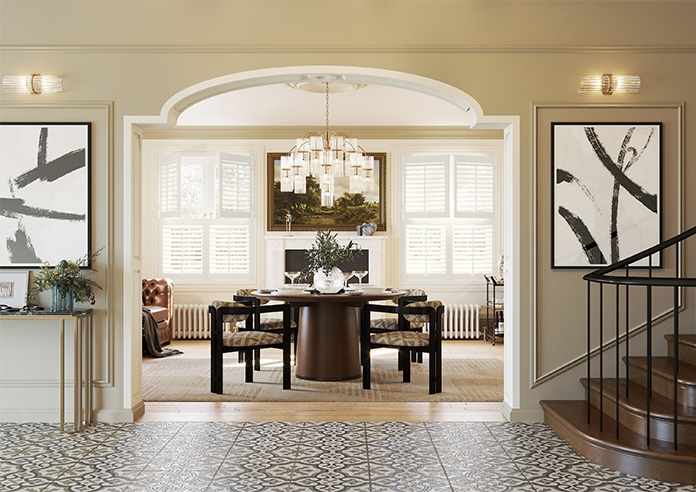 Bromley, Dairy Cream - Tier on Tier Plantation Shutter - Image 8